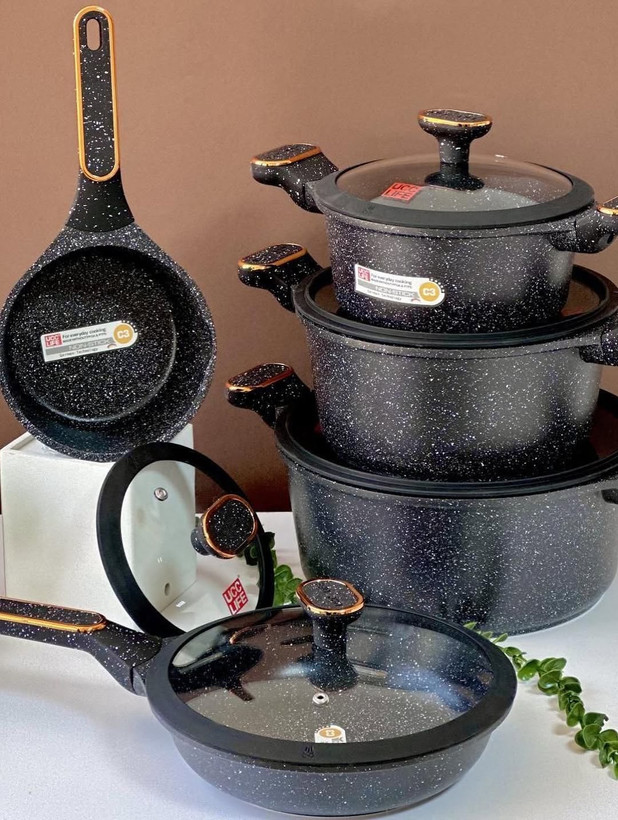 سرویس قابلمه گرانیتی کف چدن گریبلون آلمان